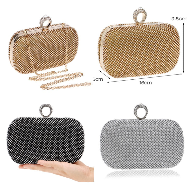 Diamond Luxury - Bolsa compacta 2 em 1