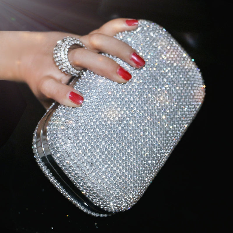 Diamond Luxury - Bolsa compacta 2 em 1